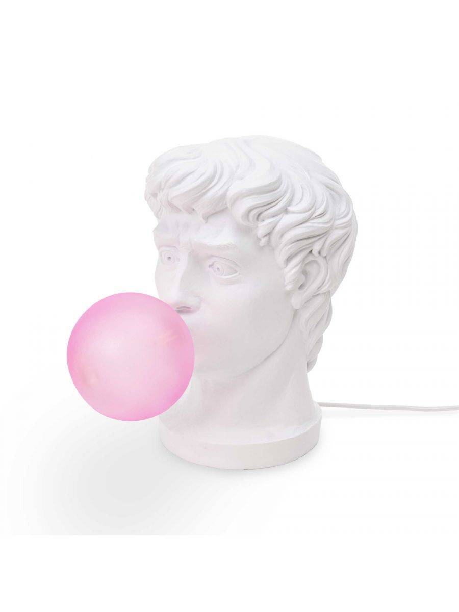 Seletti :: Tischlampe aus Glas Wonder Times Höhe 40,5 cm weiß