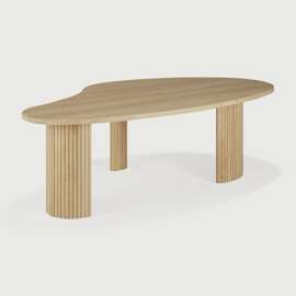 Ethnicraft :: Boomerang coffee table, oak, width 127 cm, natural