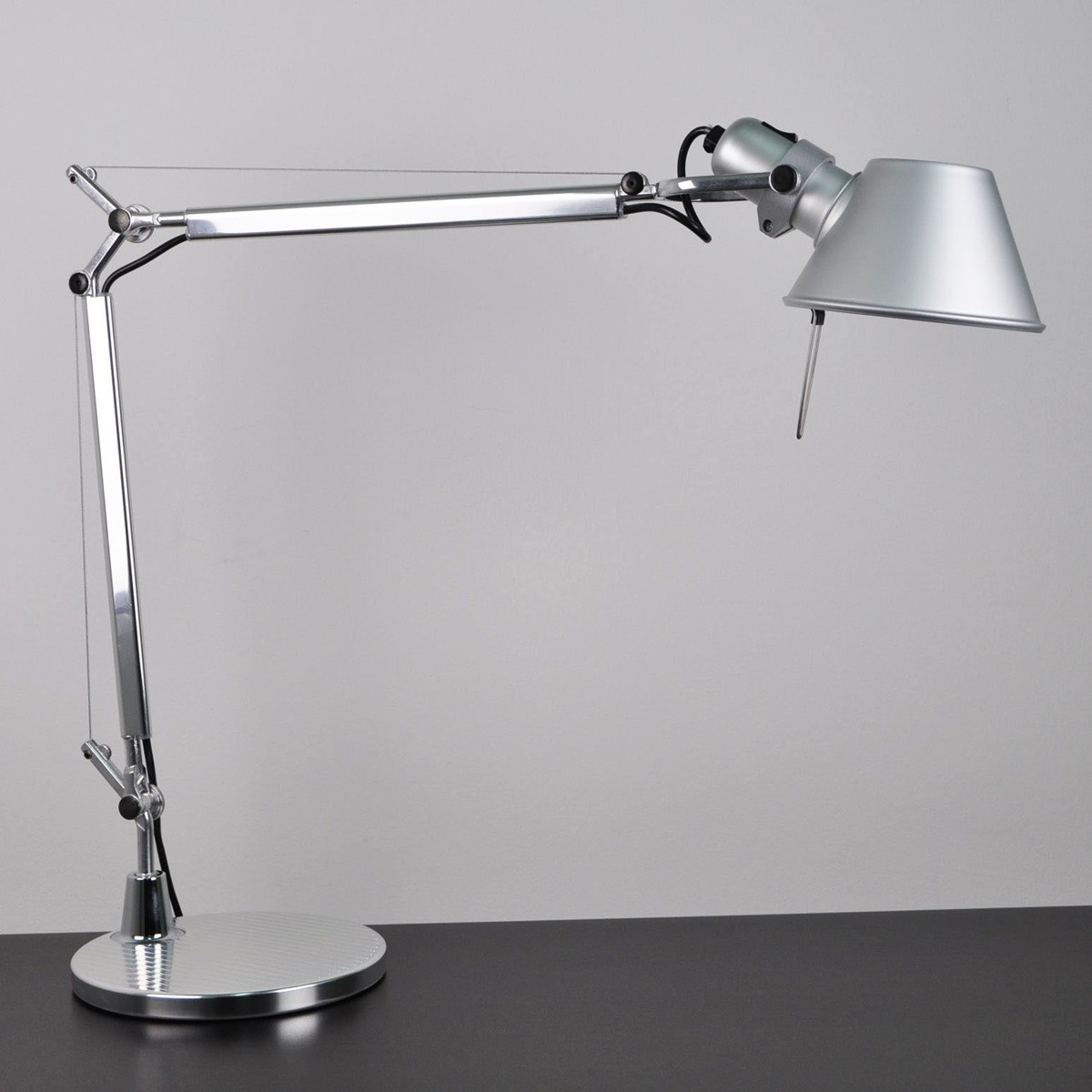 Artemide :: Desk lamp Tolomeo mini silver h 54 cm