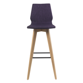 Mobitec :: Stuhl gepolstert Rob Breite 47 cm braun