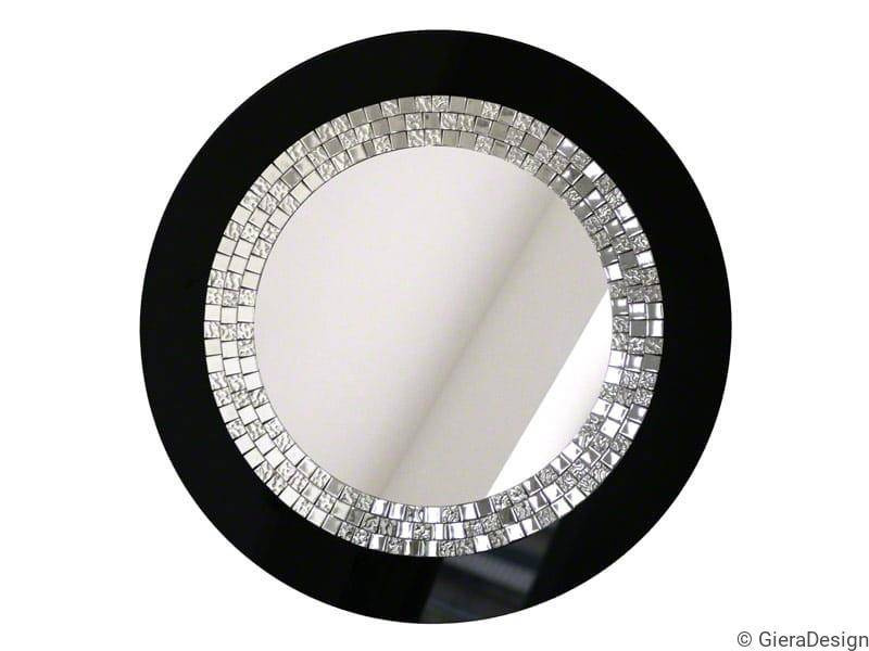 GieraDesign :: Spiegel Glamour runden Durchmesser 80 schwarz