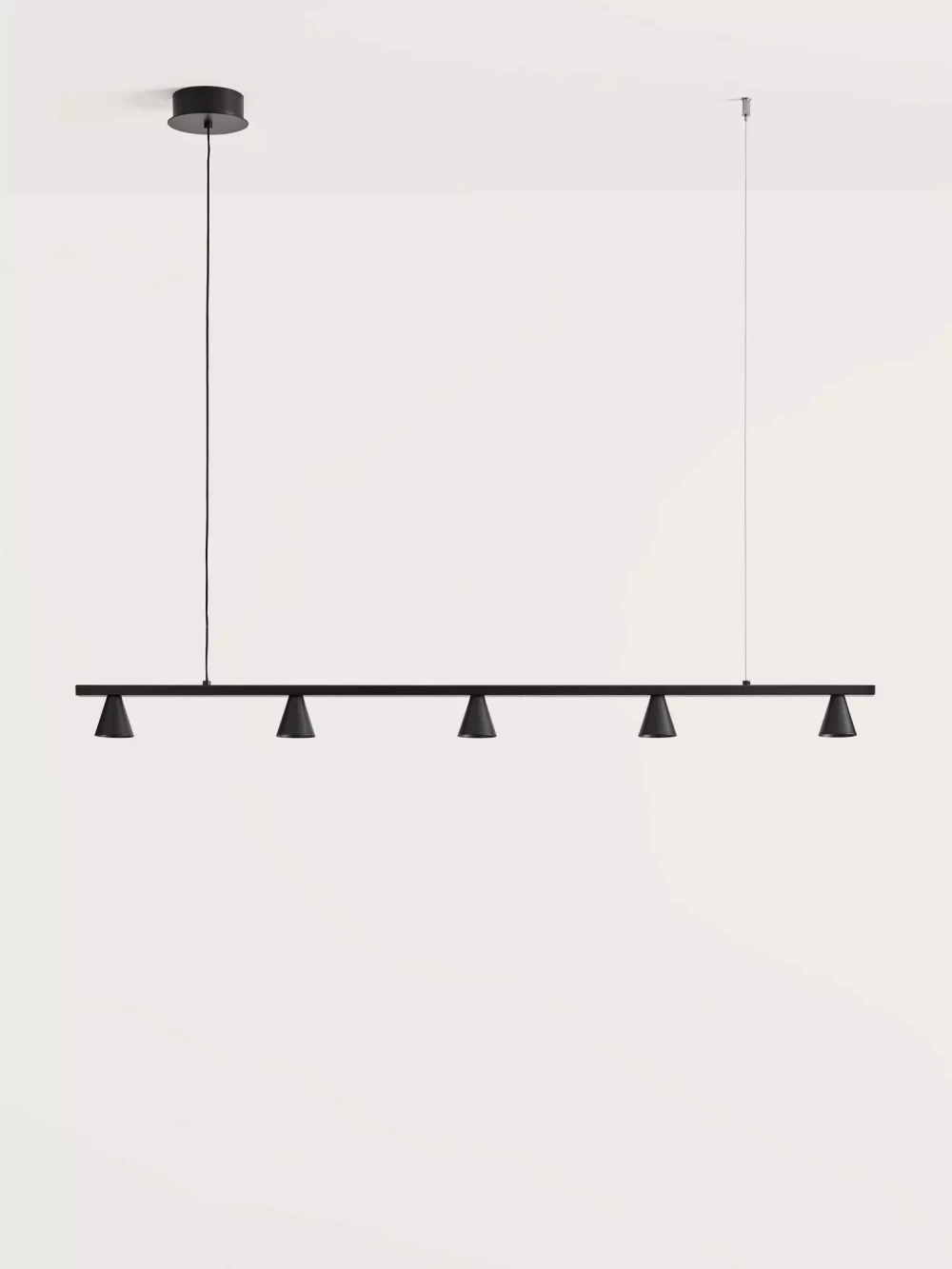 Aromas :: Hanging lamp Lyb black W: 118 cm