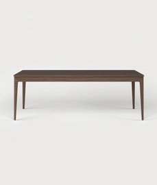 Selfia x 9design :: Bold non-extendable oak table, forastero color