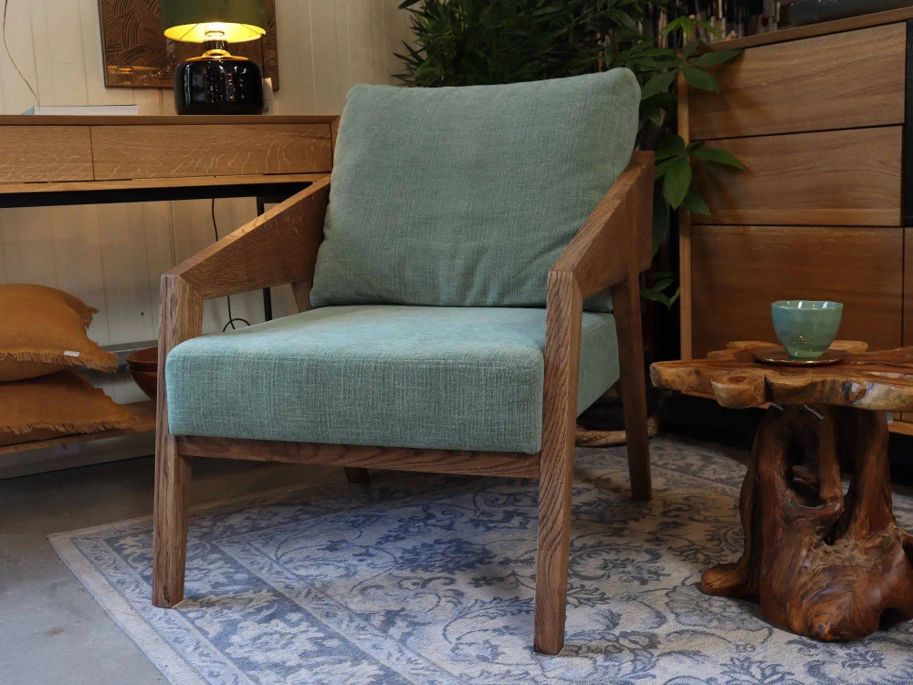 Szyszka Design :: Armchair Piko green/grey 69 cm