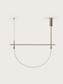 Aromas :: Cram single pendant lamp, width 110 cm, gold