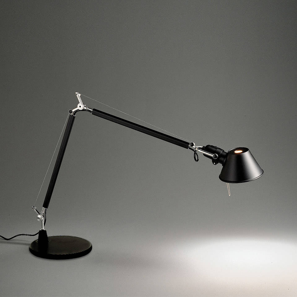 Artemide :: Lampa biurkowa Tolomeo Mini czarna wys. 54 cm