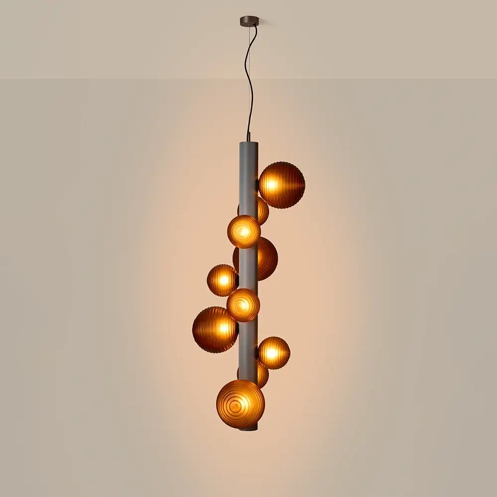 Aromas :: Lera Hängeleuchte, Breite 120 cm, schwarz