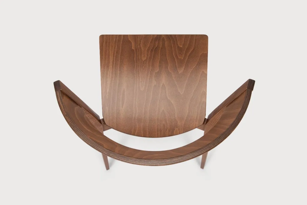 Paged :: Archer A-4800 chair, width 54 cm, green beech upholstered seat