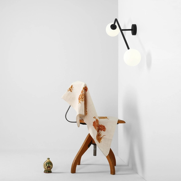 Artera :: Lampa ścienna / kinkiet Pure horizontal szer. 94 cm czarny