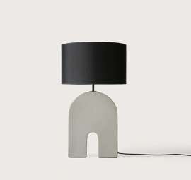 Aromas :: Home table lamp, height 64 cm, black shade