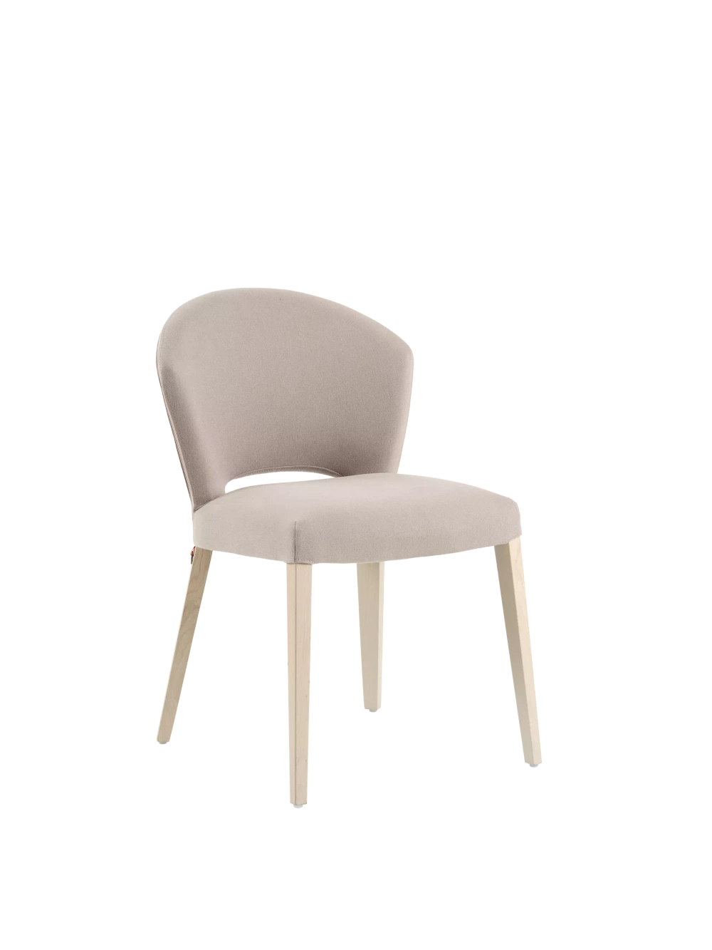 Mobitec :: Cuori C05 upholstered chair, width 52 cm, beige