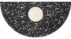 Robin :: Lampa ścienna / kinkiet Regina Terrazzo czarna szer. 48 cm