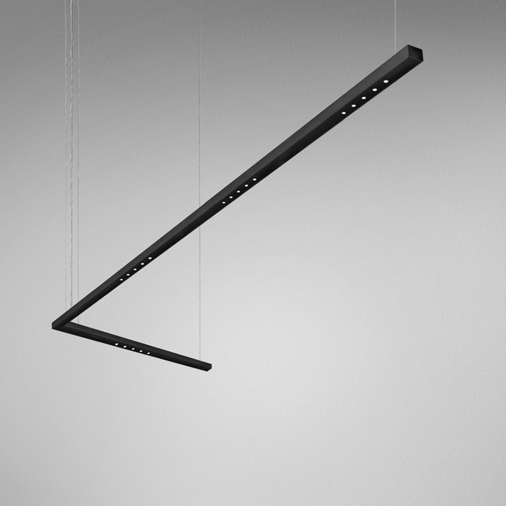 Aqform :: Suspension lamp LENS black