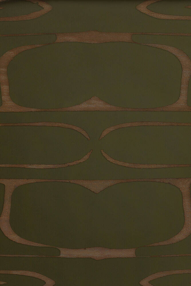 Ethnicraft :: Second Nature Dekotablett, oval, Breite 71 cm, Größe M, dunkelgrün