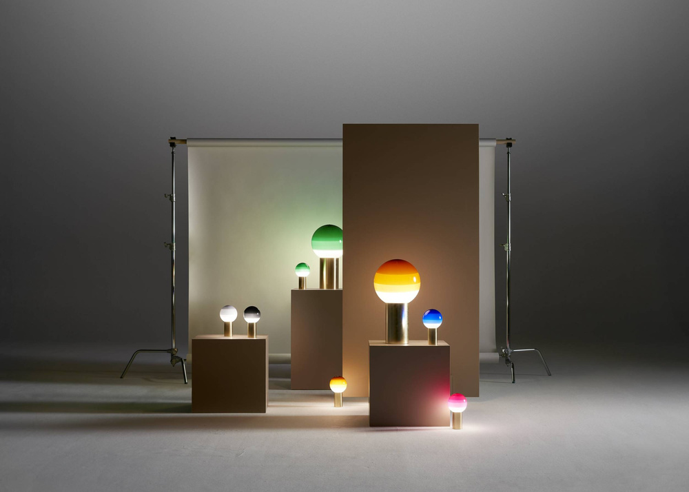 Marset :: Tischlampe aus Metall Dipping Light Höhe 22,2 cm multi gelöscht