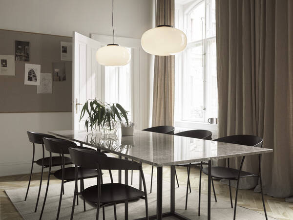 New Works :: Karl-Johan pendant lamp, diameter 40cm, opal