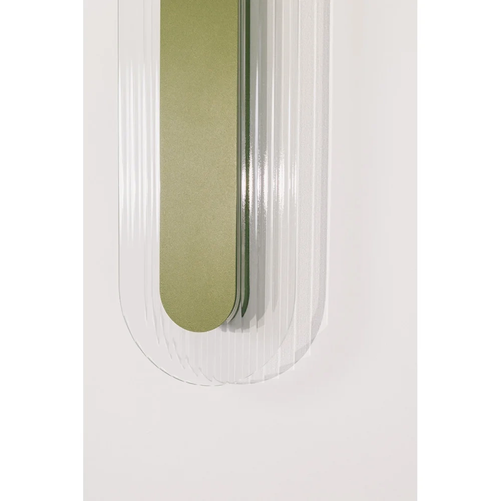 Ummo :: Riflo W B wall lamp / sconce, height 48.8 cm, olive 3000K