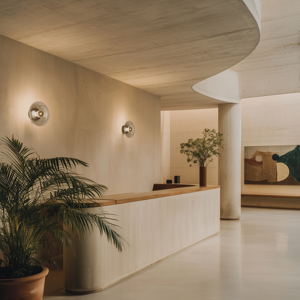 Aromas :: Lampa ścienna / kinkiet Vitree śr. 20 cm transparentne szkło / złoty metal