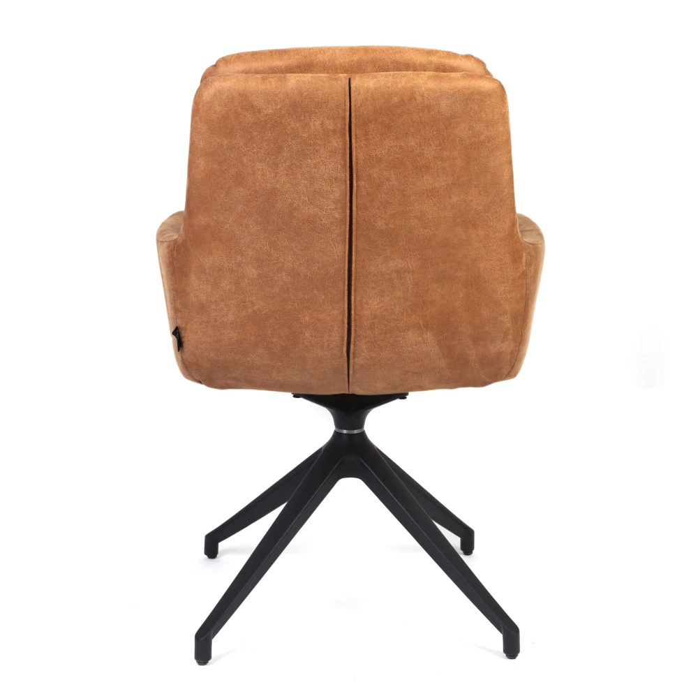 Claudie :: Johan Polsterstuhl mit Armlehnen, Metallbeine, Farbe zur Auswahl, Breite 54 cm