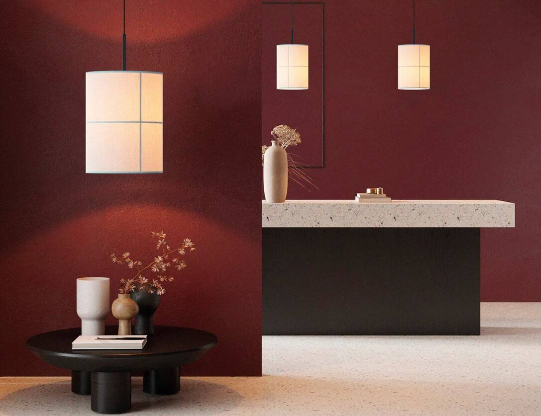 Robin :: Rania hanging lamp, black, diameter 38 cm