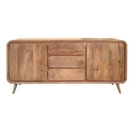 TABLE4U :: Drewniana komoda Henio karmelowa 160x40x75 cm