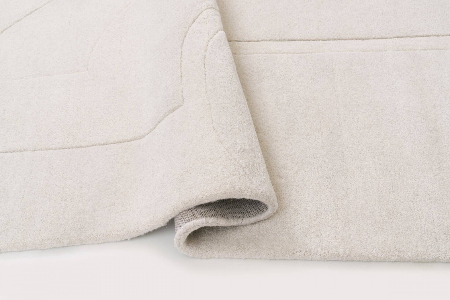 Carpet Decor :: Valanga Wollteppich hellbeige 100% Wolle handgefertigt