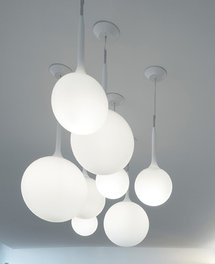 Artemide :: Lampa wisząca Castore biała śr. 42 cm