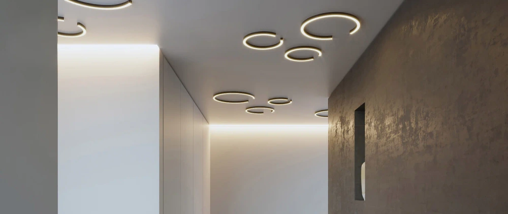 Robin :: Roberta Direct ceiling lamp, black, diameter 80 cm