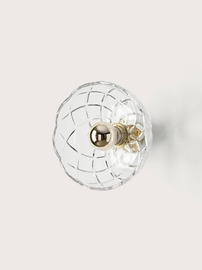 Aromas :: Lotto wall lamp / sconce, diameter 25 cm, transparent