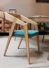 Szyszka Design :: Wooden chair Piko turquise