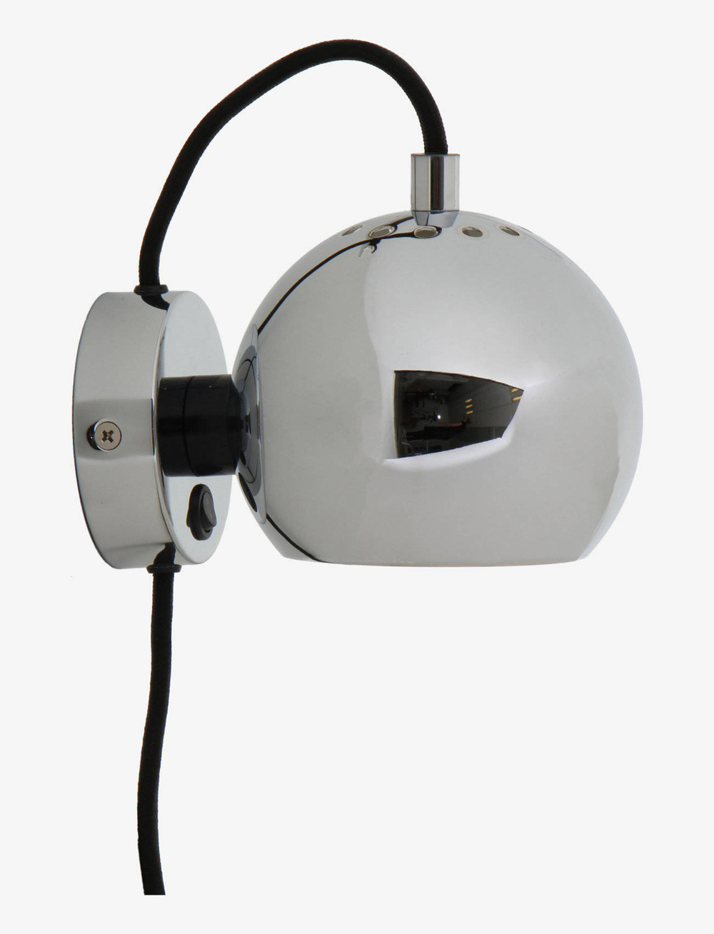 Frandsen :: Lampa ścienna / kinkiet Ball śr. 12cm chrom