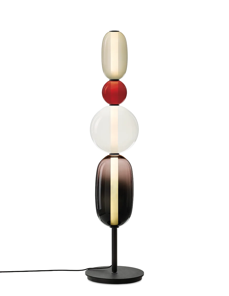 Bomma :: Pebbles L floor lamp, height 135 cm, multicolor configuration 5