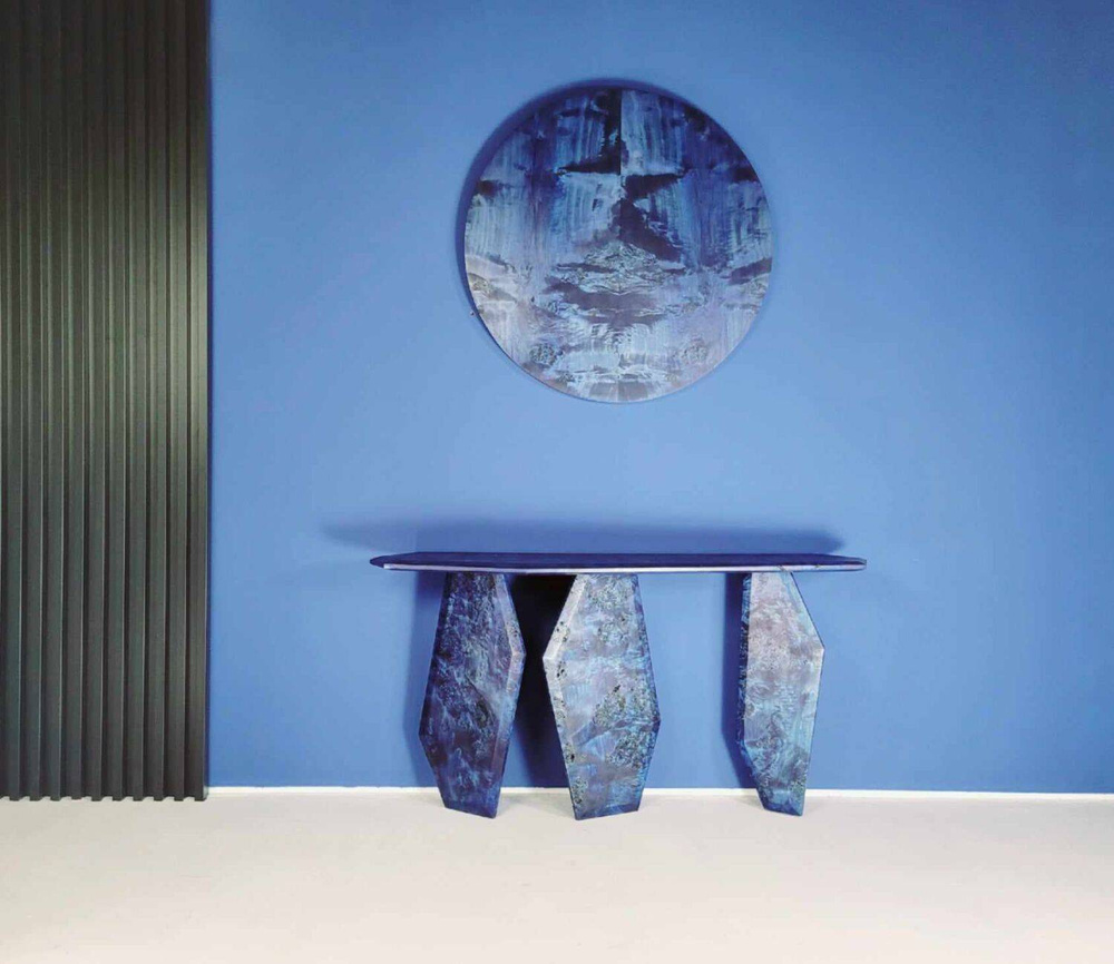 Bruni Design :: Voco sapphire blue console, width 154 cm