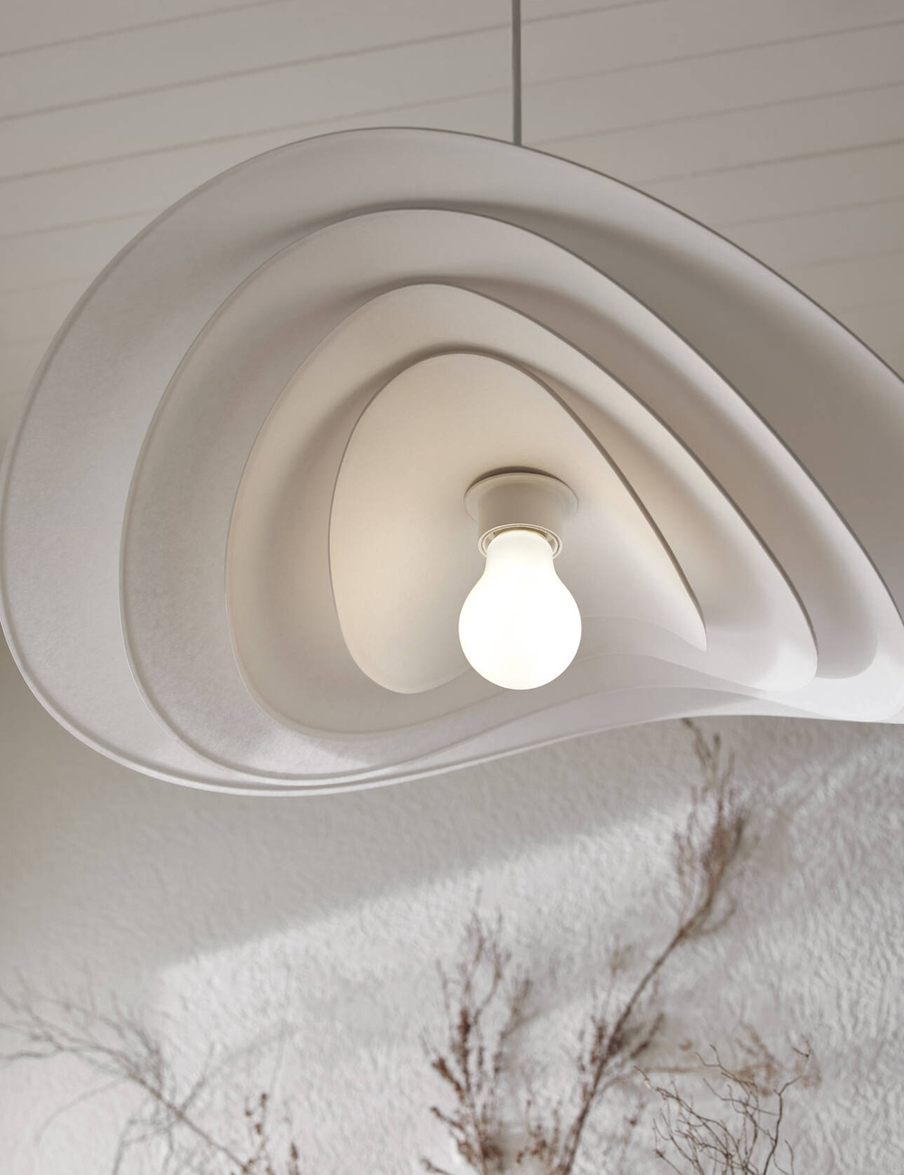 Market Set :: Selenitis D78 hanging lamp, diameter 78 cm, white