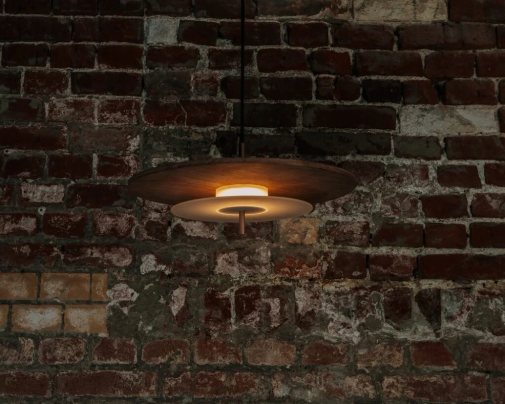 LOFTLIGHT :: Lampa wisząca Aeroplan śr. 47 cm drewniana