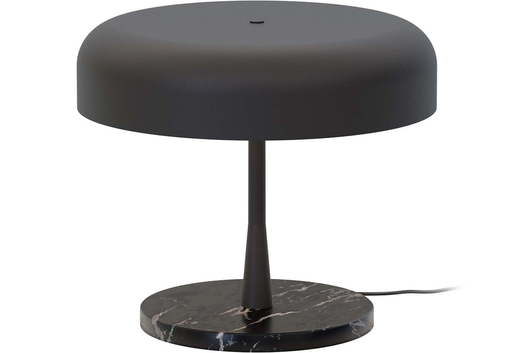 Robin :: Rea Tischleuchte schwarzer Marmor / Metall Höhe 33 cm
