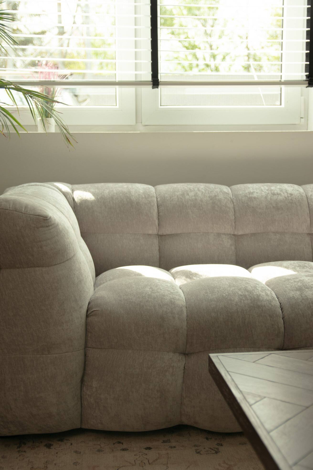 Nordic Line :: Michelle (formerly Michelin) 3-seater upholstered sofa, gray, 236x68x105 cm