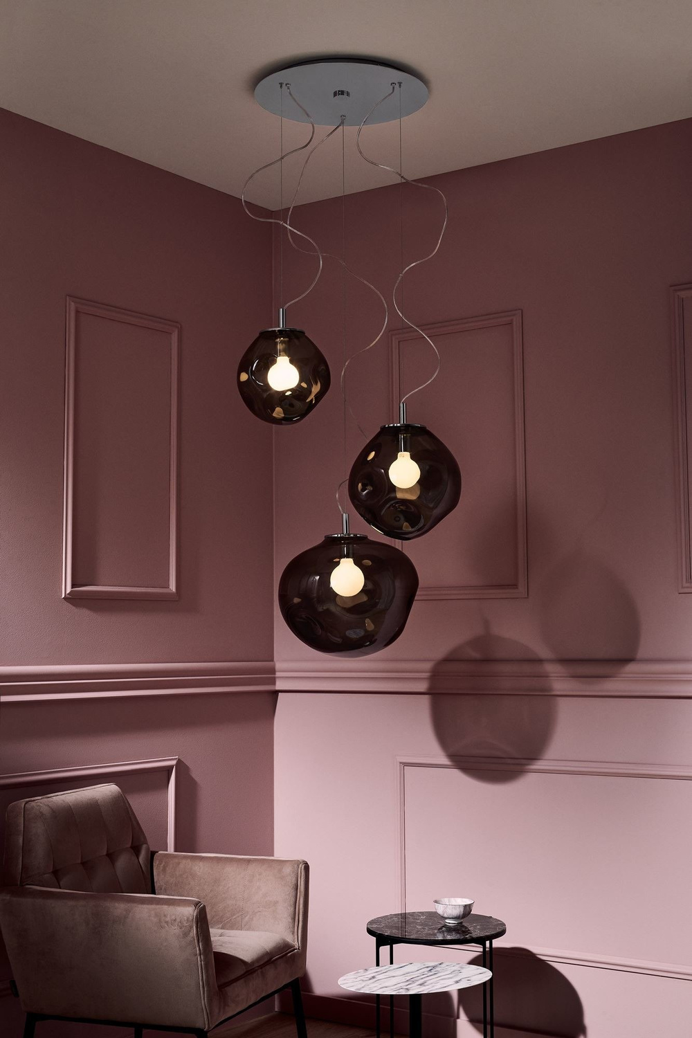 KASPA :: Hanging Lamp Avia 3 - black