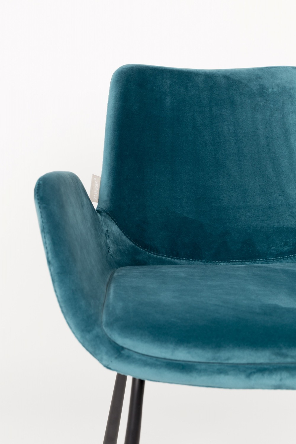 Zuiver :: Upholstered chair Brit blue