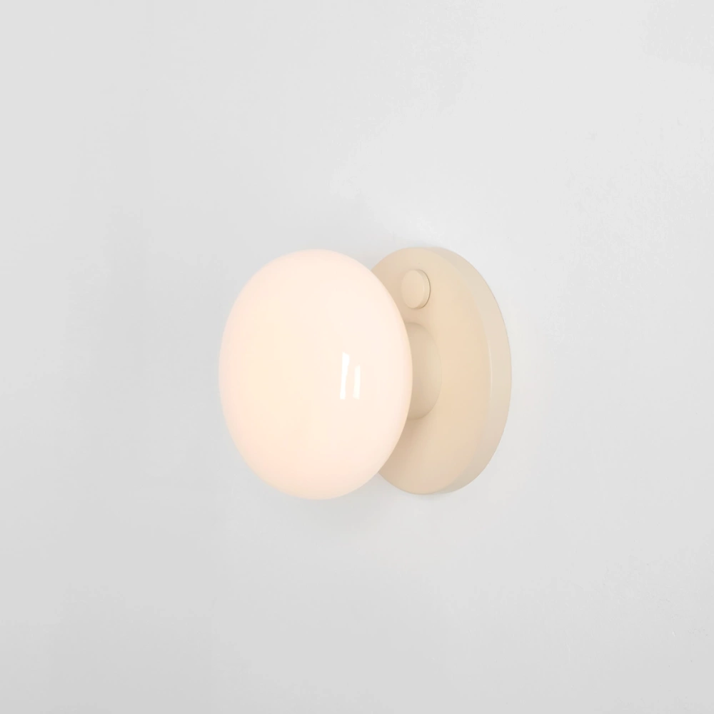 Artera :: Lampa ścienna / kinkiet Flo Sedno Studio szer. 19 cm beżowa