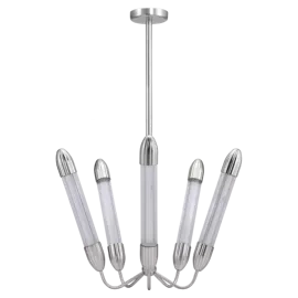 Umage :: Lampa sufitowa / żyrandol Lemon Squeeze Short śr. 68,8 cm polerowana stal