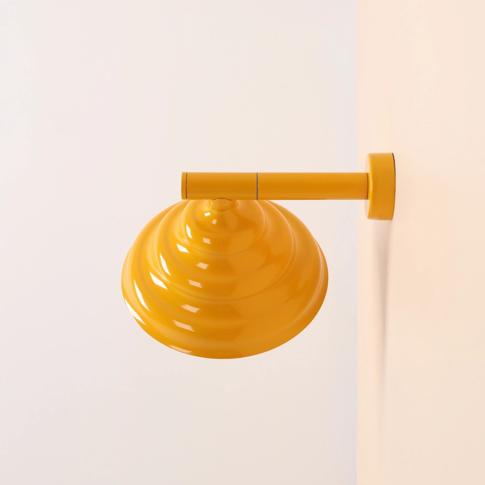 Artera :: Lampa ścienna / kinkiet Fala szer. 23 cm żółty