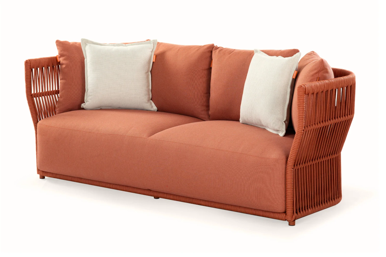 Kunesti :: Sofa ogrodowa Have some joy! pomarańczowa szer. 190 cm