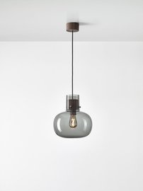 Brokis :: Pendant lamp Awa Medium Smoke grey