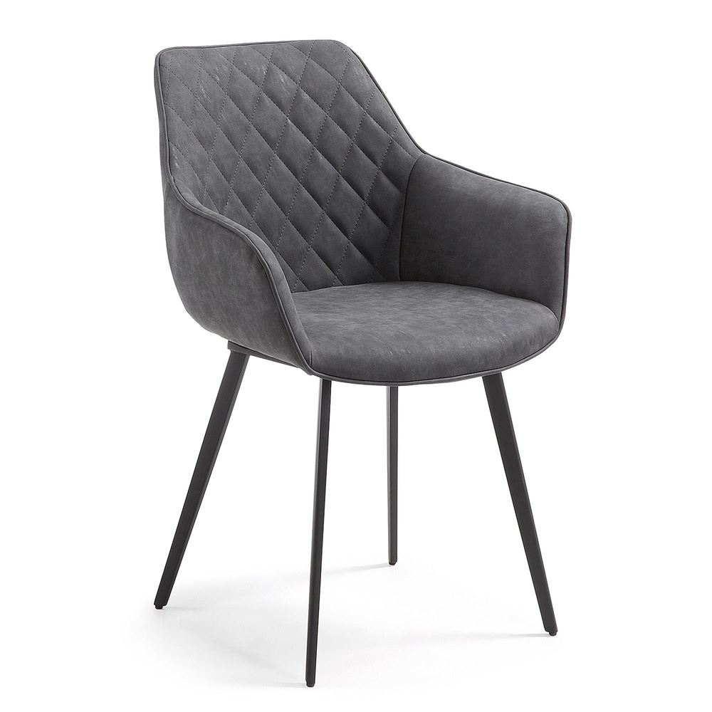 Leather chair Anome grey