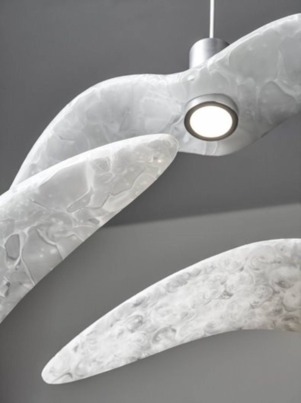 Brokis :: Pendent lamp outdoor lamp Night Birds white W: 61 cm