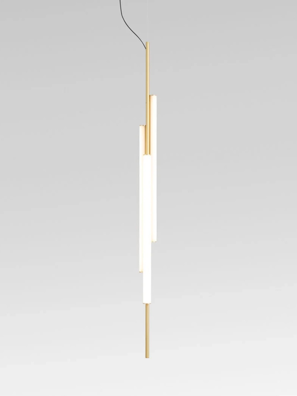 Marset :: Ambrosia Gold Hängeleuchte, Höhe 130 cm