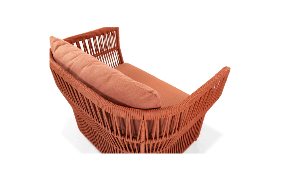 Kunesti :: Have Some Joy! Orange Garden Chair, Width 105 cm