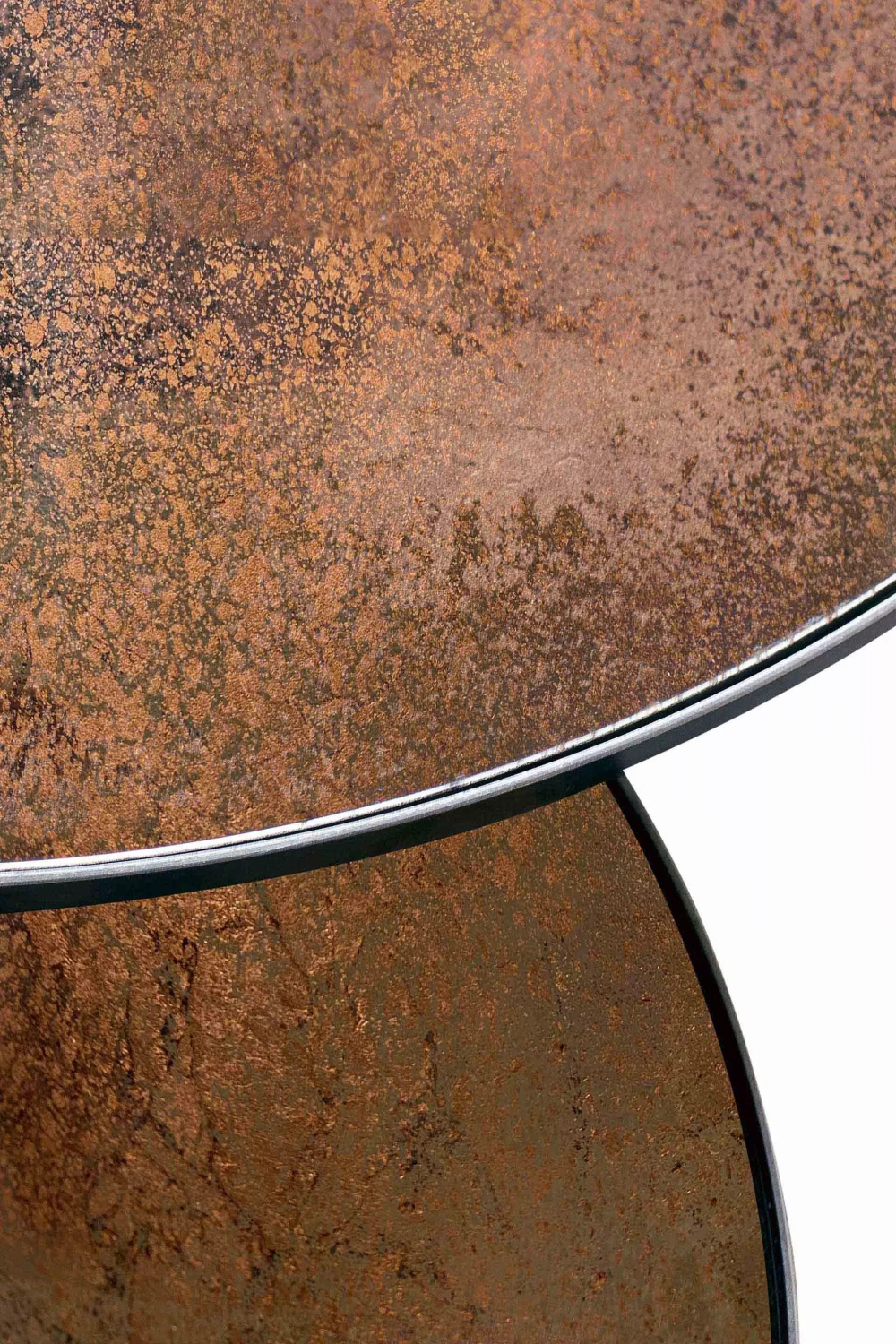 Ethnicraft :: Set of two Bronze Nesting coffee tables