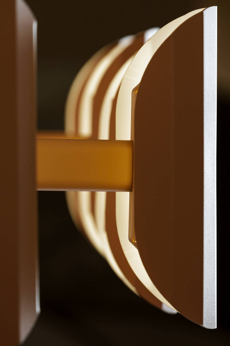 Kaspa :: Apolin Mehrarm-Pendelleuchte, Breite 120 cm, rosa